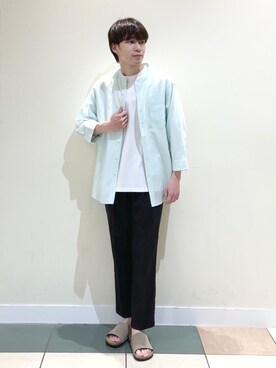 「2021春新作」｜coenふなやまさん（メンズ・170cm）の春コーディネート