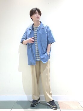 「ベーシックカラー」｜coenふなやまさん（メンズ・170cm）の夏コーディネート