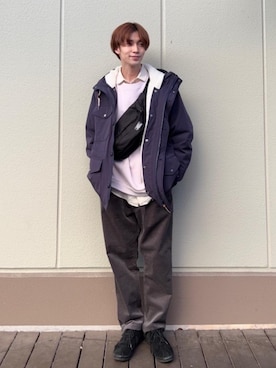 coenふなやまさん(メンズ・170cm)の冬コーディネート