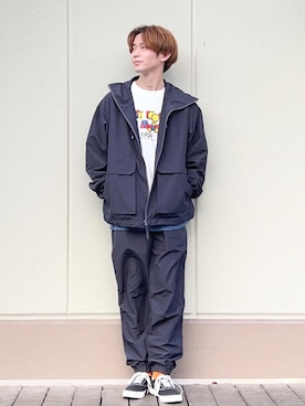 coenふなやまさん（メンズ・170cm）の春コーディネート