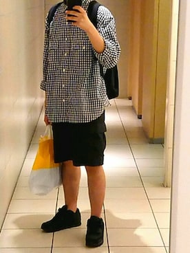 「uncoeur」｜がんぬさん（メンズ・169cm）の夏コーディネート