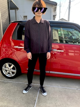 「FACTOTUM（ファクトタム）のアイテム（ブルゾン）」を使った、BJCさん（メンズ・176cm）の秋コーディネート