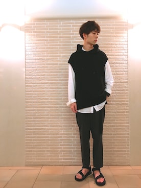 t(-.-)kさん（メンズ・181cm）の夏コーディネート