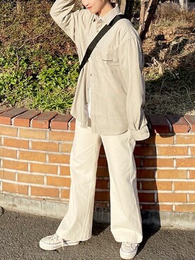 「Diamond Layla（ダイアモンドレイラ）のアイテム」を使った、KONVINIさん（レディース・160cm）の秋コーディネート