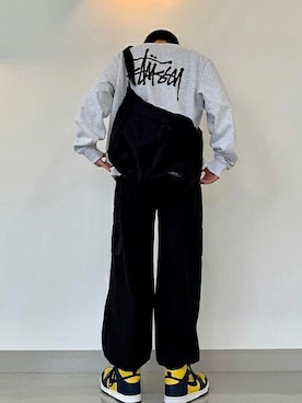 「アイテム（メッセンジャーバッグ）」を使った、KONVINIさん（レディース・160cm）の秋コーディネート