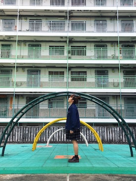 「MONKI（モンキ）のアイテム（シューズ）」を使った、bubbleさん（レディース・150cm）の春コーディネート