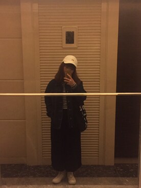 「PULL&BEAR（プルアンドベア）のアイテム（スラックス）」を使った、bubbleさん（レディース・150cm）の春コーディネート