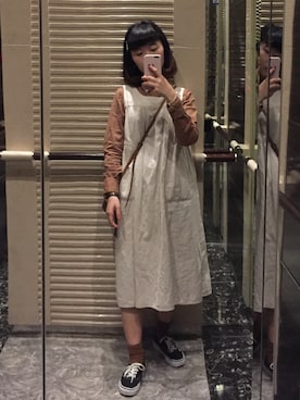 「VANS（バンズ）のアイテム（アクセサリー）」を使った、bubbleさん（レディース・150cm）の秋コーディネート