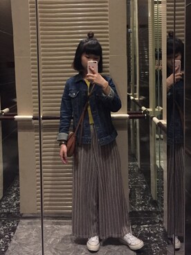「PULL&BEAR（プルアンドベア）のアイテム（バッグ）」を使った、bubbleさん（レディース・150cm）の秋コーディネート