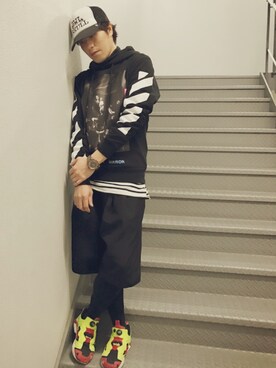 「KRIS VAN ASSCHE（クリスヴァンアッシュ）のアイテム（パンツ）」を使った、YMDMさん（メンズ・171cm）の春コーディネート