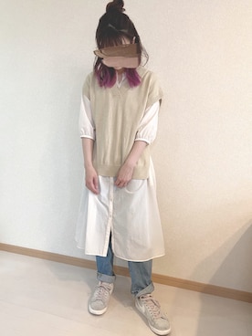 Azukoさん（レディース・158cm）の春コーディネート