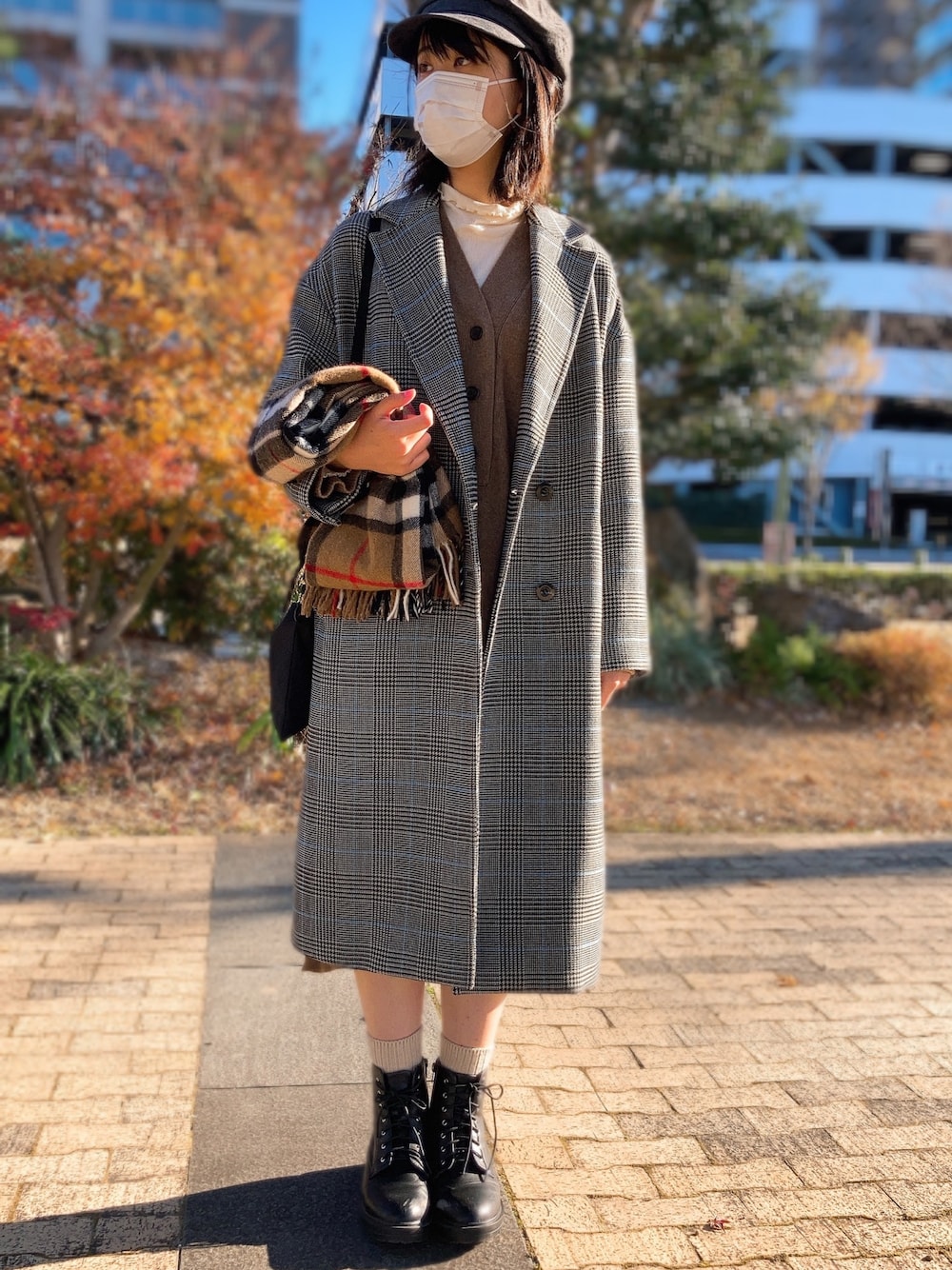 Ray BEAMS チェックダブルチェスターコート Ray BEAMS（レイビームス）の「Ray BEAMS / チェック ダブル