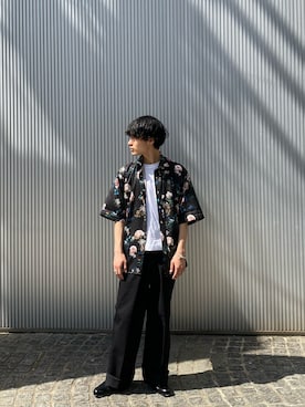 「STUDIOUS（ステュディオス）のアイテム（シューズ）」を使った、shotaさん（メンズ・175cm）の春コーディネート