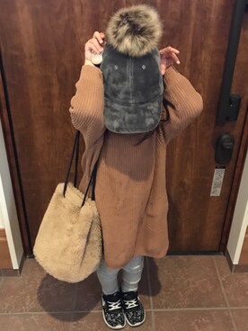 cocohalさん（キッズ・100cm）の冬コーディネート