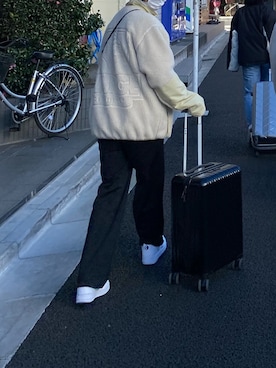 「XLARGE（エクストララージ）のアイテム（その他アウター）」を使った、hiibikiさん（レディース・155cm）の冬コーディネート
