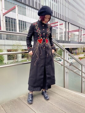 「タッセル」｜「アイテム（ジャケット/アウター）」を使った、mihoさん（レディース・160cm）の冬コーディネート