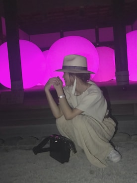 「BEAMS（ビームス）のアイテム（ピアス（両耳用））」を使った、cahoさん（レディース・166cm）の冬コーディネート