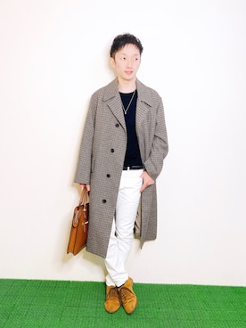 Hamakeiさん（メンズ・167cm）の冬コーディネート