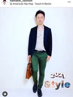 「お気に入りコーデ」｜「アイテム（ジャケット/アウター）」を使った、Hamakeiさん（メンズ・167cm）の夏コーディネート
