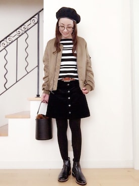 eriさん（レディース・163cm）の冬コーディネート