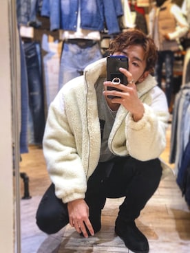 「REALIZE（リアライズ）のアイテム」を使った、TATSUYAさん（メンズ・172cm）の秋コーディネート