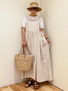 マユ﻿﻿ネーズさん（レディース・151cm）の夏コーディネート