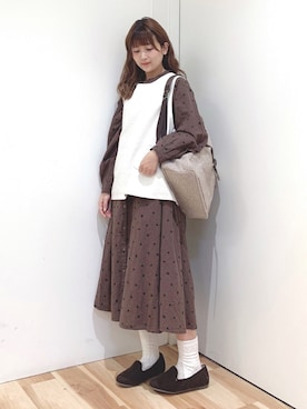 マユ﻿﻿ネーズさん（レディース・151cm）の冬コーディネート