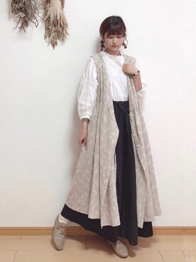 「MARINEDAY（マリンデイ）のアイテム」を使った、マユ﻿﻿ネーズさん（レディース・151cm）の春コーディネート