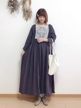 「MARINEDAY（マリンデイ）のアイテム」を使った、マユ﻿﻿ネーズさん（レディース・151cm）の春コーディネート