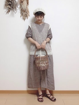 マユ﻿﻿ネーズさん（レディース・151cm）の夏コーディネート