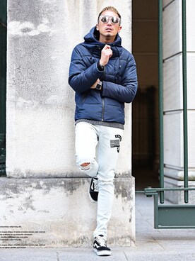 jokerスタッフさん（メンズ・180cm）の冬コーディネート