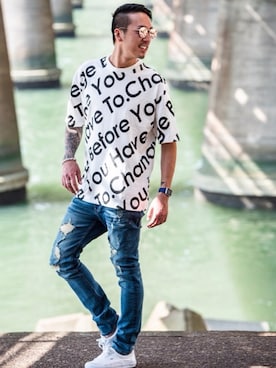 jokerスタッフさん（メンズ・180cm）の夏コーディネート