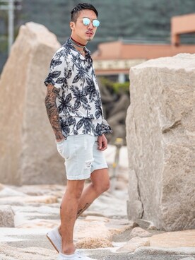 jokerスタッフさん（メンズ・180cm）の夏コーディネート