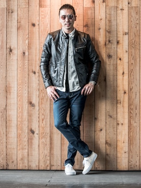 jokerスタッフさん（メンズ・180cm）の秋コーディネート