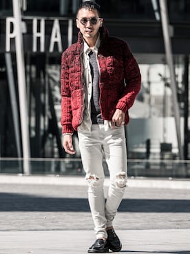 jokerスタッフさん（メンズ・180cm）の秋コーディネート