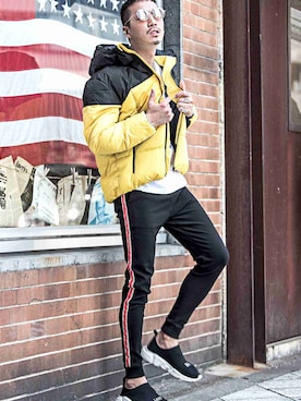 jokerスタッフさん（メンズ・180cm）の冬コーディネート