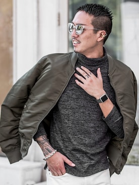 jokerスタッフさん（メンズ・180cm）の冬コーディネート