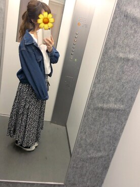 ❁̥   𝕙𝕚𝕞𝕒   ❁̥さん（レディース・154cm）の春コーディネート