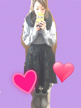 ミホさん（レディース・157cm）の冬コーディネート