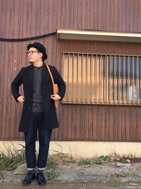 enomonさん(メンズ・174cm)の冬コーディネート