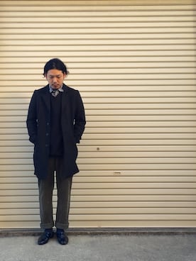 enomonさん（メンズ・174cm）の冬コーディネート