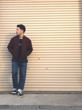 enomonさん（メンズ・174cm）の冬コーディネート