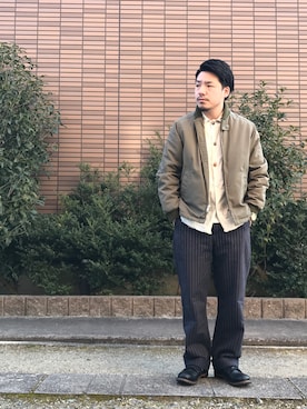 「NITEKLUB（ナイトクラブ）のアイテム」を使った、enomonさん（メンズ・174cm）の春コーディネート
