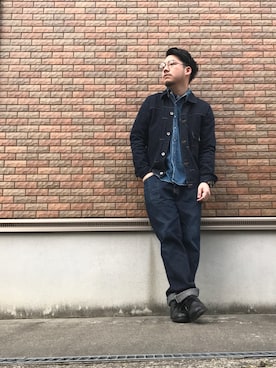 「Waste(twice)（ウェストトゥワイス）のアイテム（ジャケット/アウター）」を使った、enomonさん（メンズ・174cm）の春コーディネート