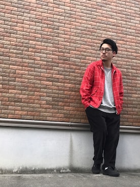 enomonさん（メンズ・174cm）の春コーディネート