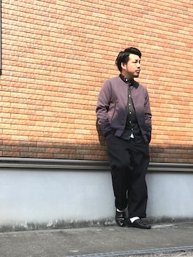 「Steven Alan」｜「アイテム（財布/小物）」を使った、enomonさん（メンズ・174cm）の春コーディネート