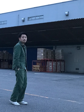 enomonさん（メンズ・174cm）の春コーディネート