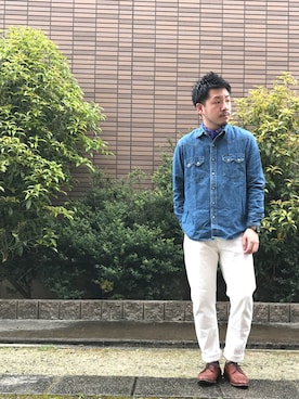 enomonさん（メンズ・174cm）の春コーディネート