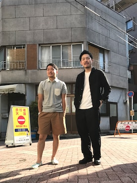 enomonさん（メンズ・174cm）の春コーディネート