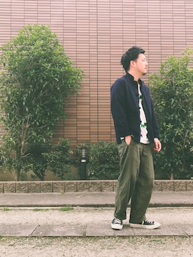 enomonさん(メンズ・174cm)の春コーディネート